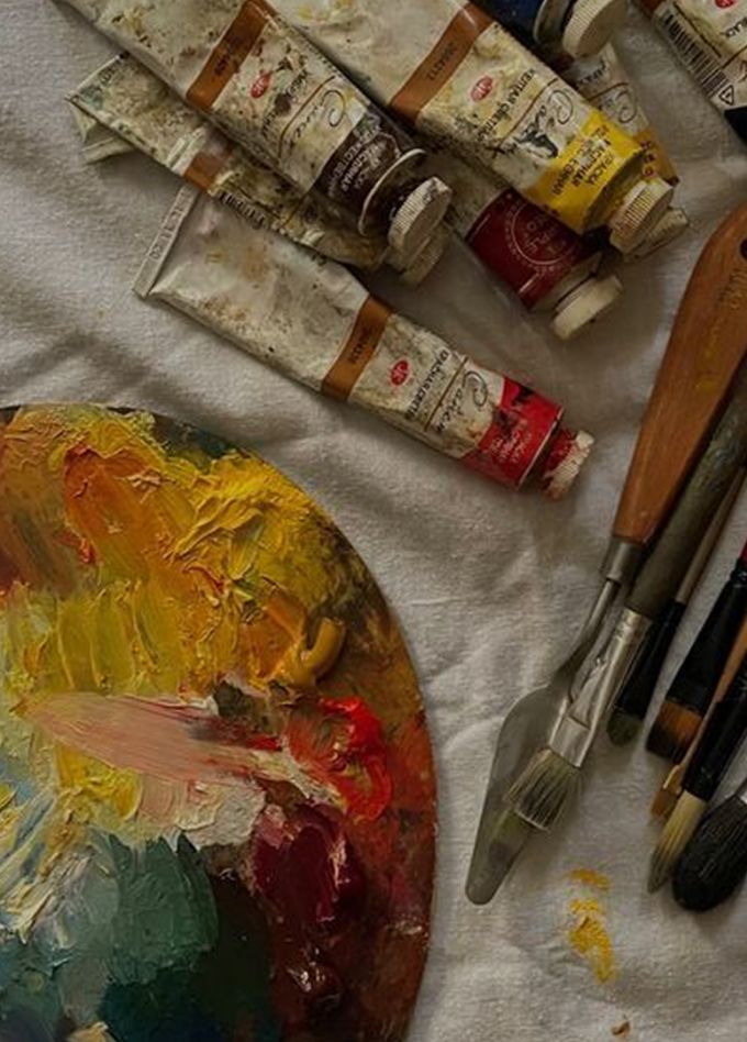 Рисование акрилом