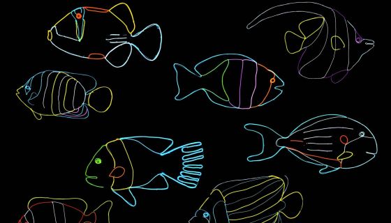 Шоу «Представление световых кукол с гигантским осьминогом»