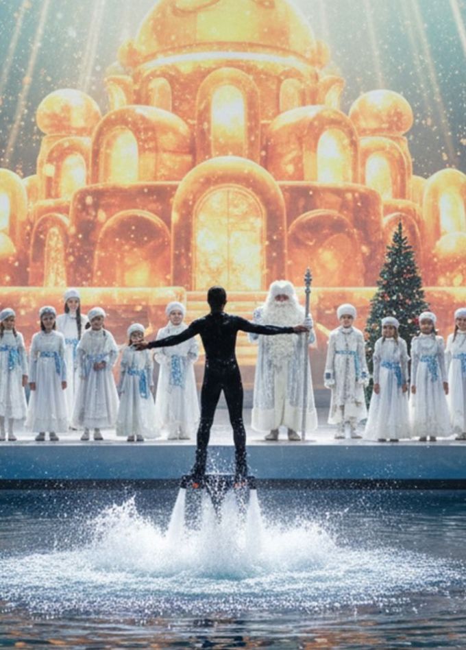 Пиф и Лира: Ёлка на воде